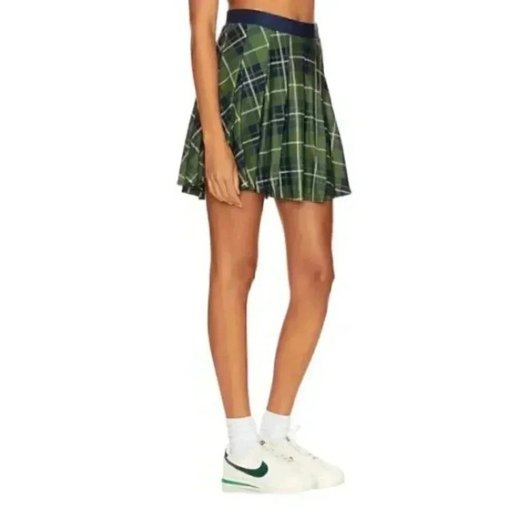 WeWoreWhat Tennis Club Plaid Skort in Court Green - Picture 2 of 9